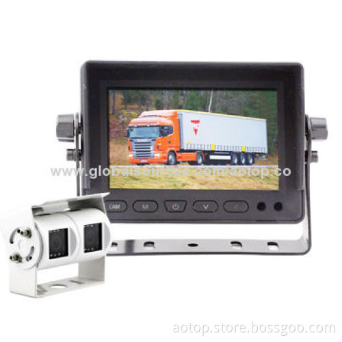 5-inch Car Rear-view TFT Monitor with Remote Control, Multi-language, OSD Menu, Compact Design